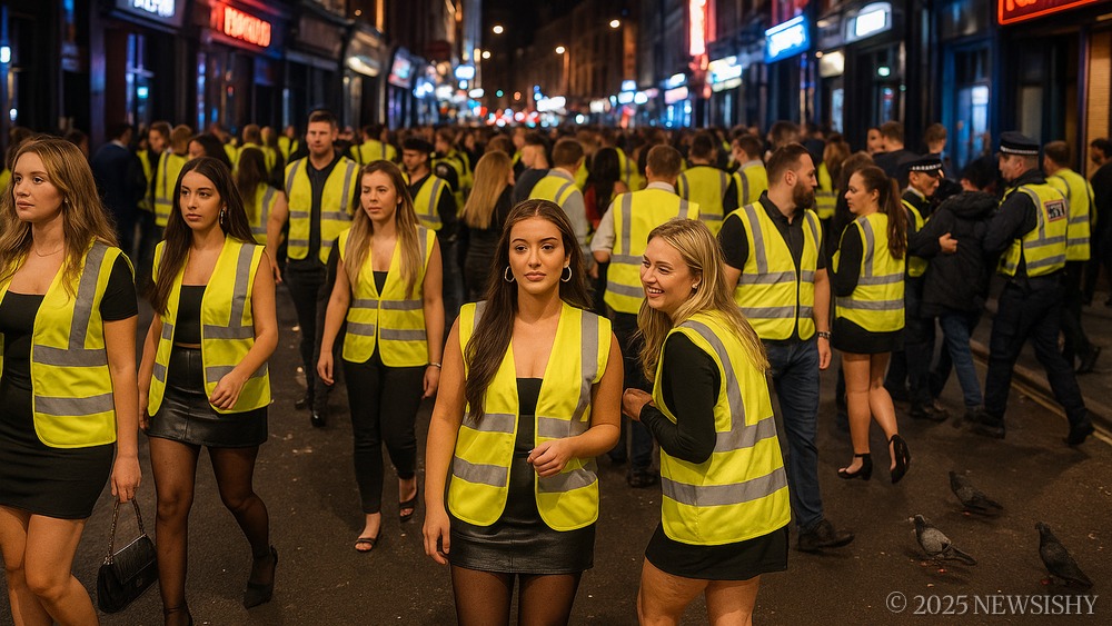 Mandatory Hi-Viz To Be Worn By All People Leaving Their Home.